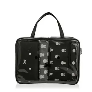 4pcs Kawaii Miffys Cute Large Capacity Makeup Bag Cartoon Cosplay Travel Storage Handbag Toiletries Classification Bag Toy Gift