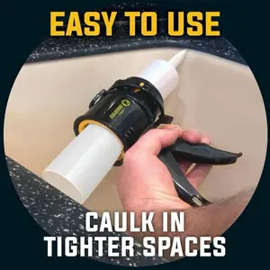 Siligun Compact 4” Caulk Gun - Efficient Adhesive Application Tool for DIY Projects