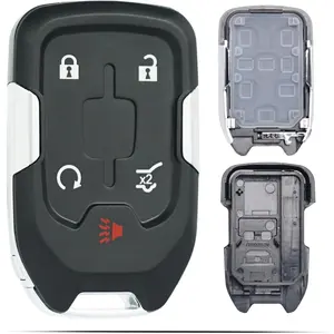Key Fob Shell Case Replacement Fits for GMC Terrain Acadia 2017 2019 2020 2021 2022 2023 Keyless Entry Remote Control 5 Button Pad Cover