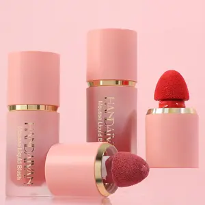 Handaiyan Liquid Blush Highlighter, Natural Finish Matte Liquid Blush, Easy to Apply Long-Lasting Makeup for All Skin Types