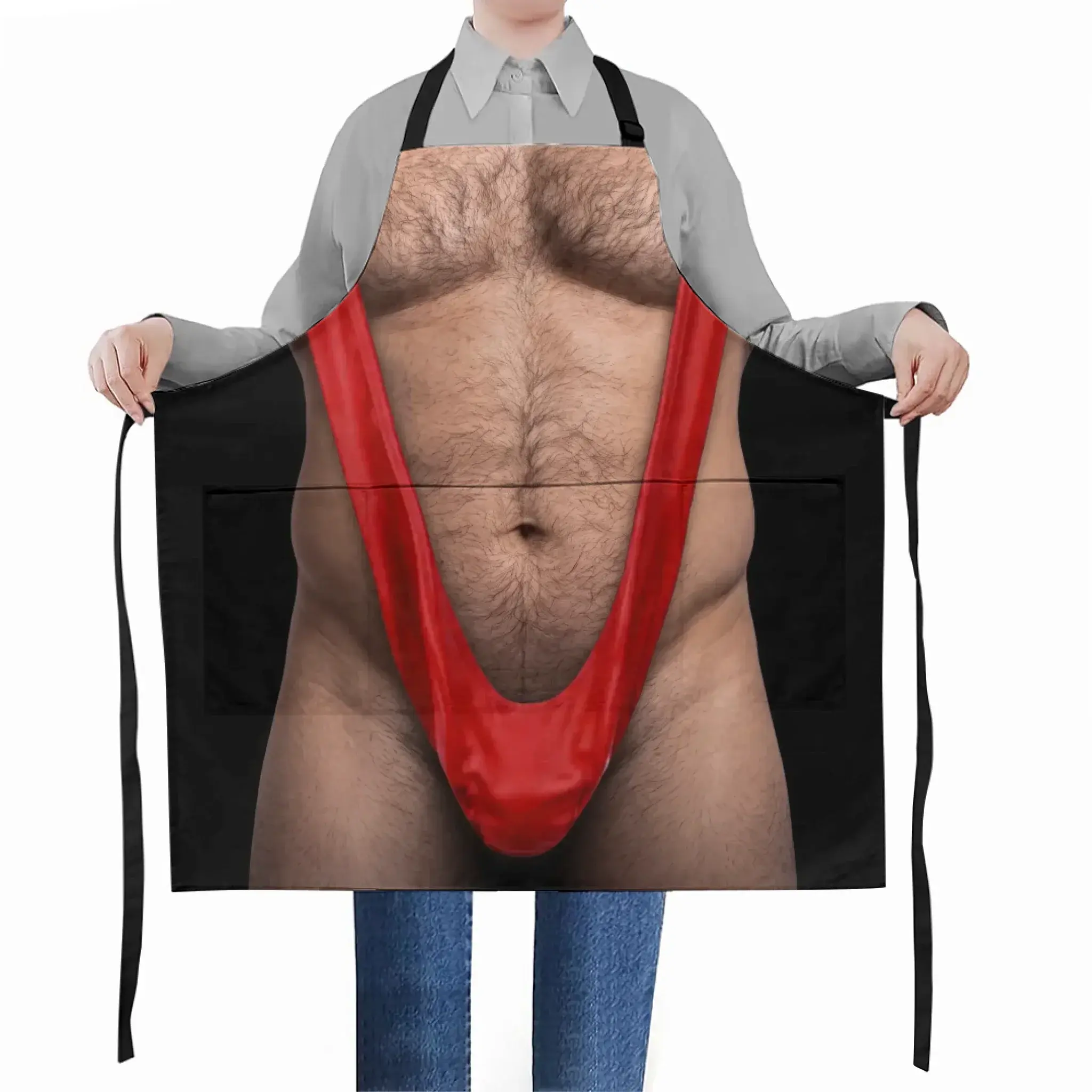 Funny Apron Muscle 2 side Pockets – Gifts for Men – Apron HG