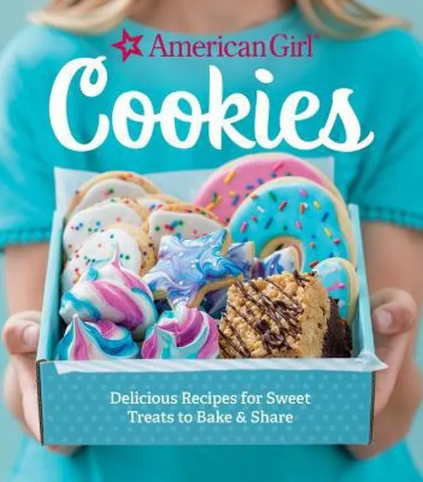 USED Book - American Girl Cookies: Delicious Recipes for Sweet Treats to Bake & Share by American Girl (Hardcover) - english