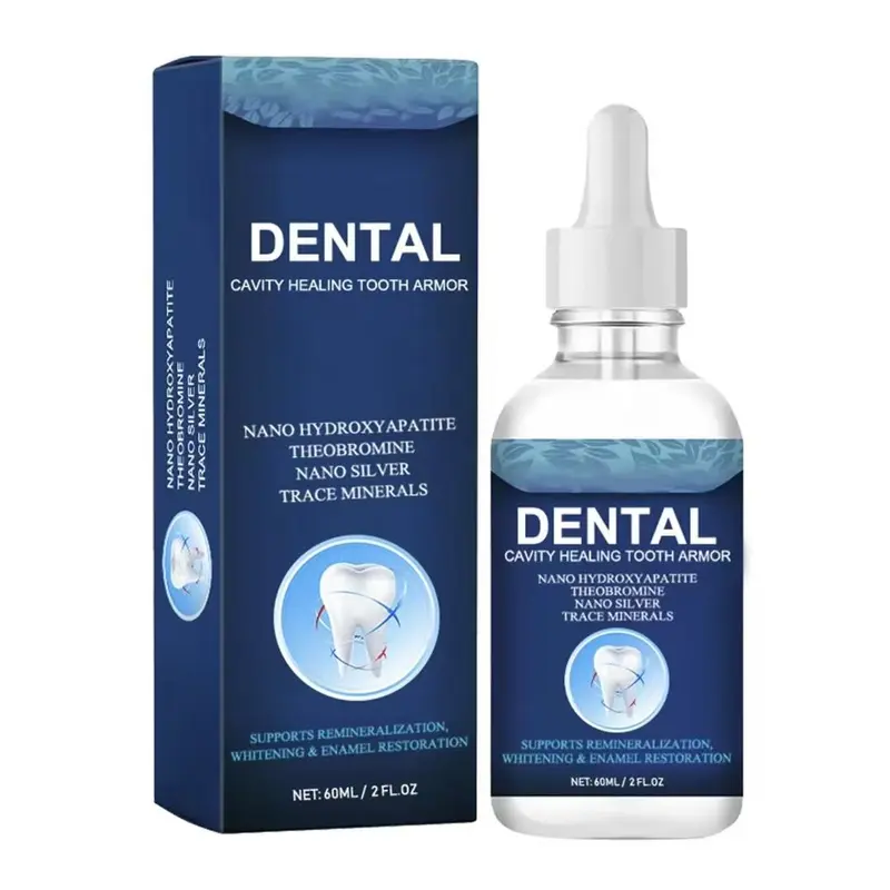 Oralhoe Daily Tooth Armor Liquid Drops with Nano Hydroxyapatite & Theobromine for Fresh Breath & Sensitive