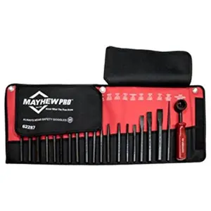 Mayhew Tools MAY-62287 Pro Series Punch & Chisel Set - 20 Piece