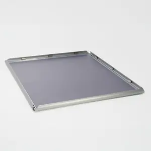 Beemak Plastics WF-2228S 22 x 28 in. Aluminum Snap Frame Wall Mount, Silver