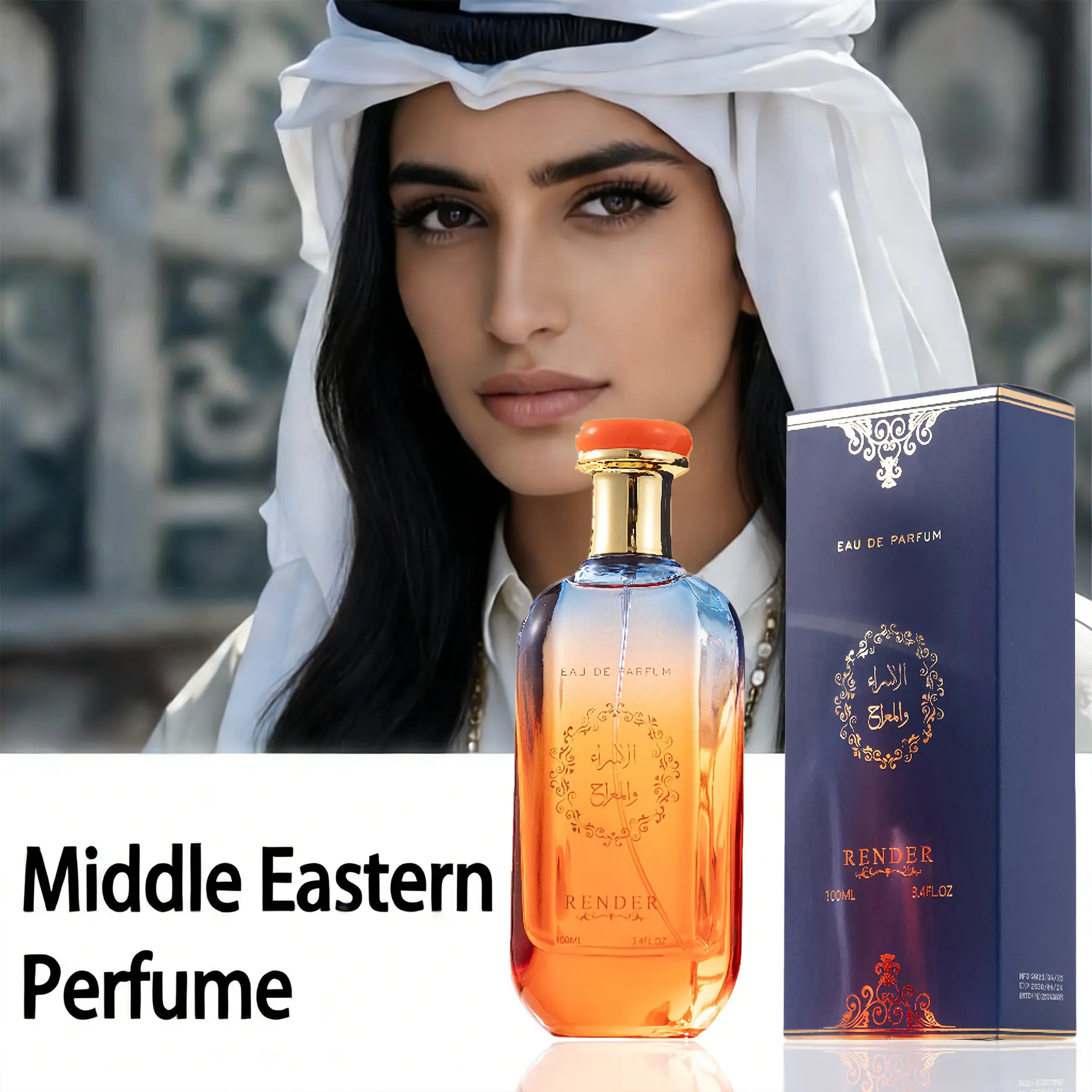 Women's Arabian Alcohol-Base Fragrance Spray - 3.4 oz (100ml, 3-3.9 fl oz), Smelling Good Signature Scent, Delicate Long-Lasting Oriental Fragrance for Dates, Gifting