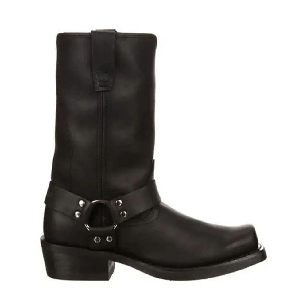 Durango Men's Black Western Boot DB510 Round Toe Full Grain Leather Winter Style with Steel Shank & Cushion Flex Insole