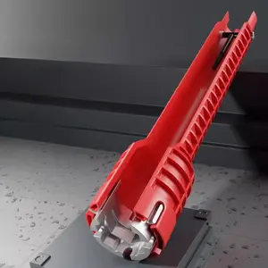 Aquarium Wrench for Bathroom Plumbing Installation Tool Household Faucet Angle Valve Repair Disassembly Red Handle bathroom plumbing installation Swivel Socket Set Hex Bit Socket