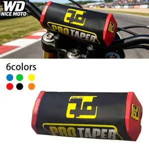 WD NICE MOTO Motocross Racing Atv Square Handlebar Bar Pad, Fat Chest Protector, Cross Bar for 1-1/8 Handle Bar, Motorcycle Dirt Pit Bike Parts