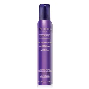 Obliphica Seaberry Thickening Mousse – Weightless Lift & Heat Protection for Fine, Flat Hair