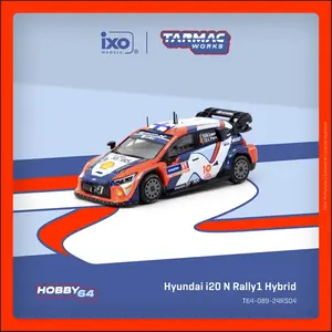 Tarmac Works 1:64 Hyundai i20 N Rally1 Hybrid Rally Sweden Hybrid 2024 Winner