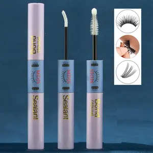 2 in 1 Eyelash Bond & Seal, 1 Count Waterproof Long Lasting Eyelash Extension Glue & Sealant, Professional Eye Makeup Tool Cosmetic for Women