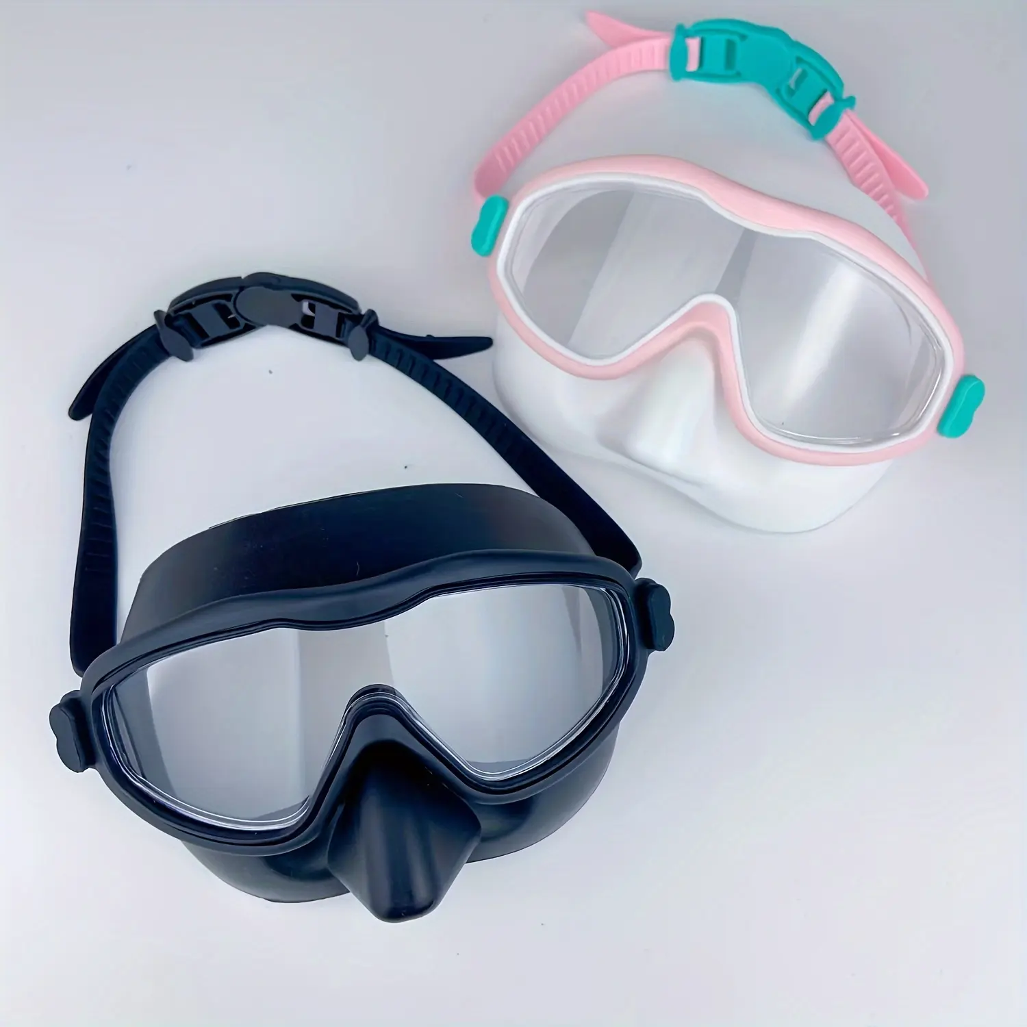 Adult Large Frame Anti-Choking Swimming Goggles HD Anti-fog Swimming Goggles Adult Outdoor Swimming Gear scuba dive
