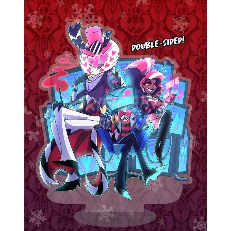 Hazbin Hotel The Vees Standee Acrylic Hazbin Hotel Standees Funny