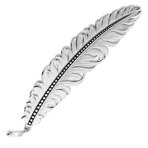 Montana Silversmiths Classic Montana Hat Feather HF4059BK