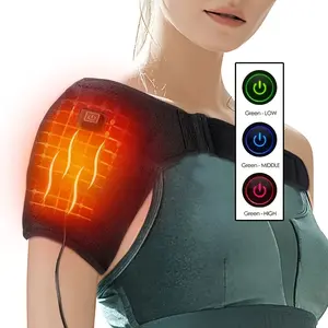 Upgraded 3-In-1 Heated Knee Pad Massager, Portable Wireless Massager, Heats Elbows, Shoulders, And Knees,Warm Compression Knee Protection