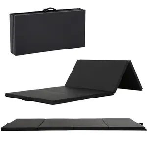 FDW Professional Grade Fitness Mat Heavy-Duty Training Equipment for Serious Athletes Superior Protection for Gymnastics Wrestling and Tumbling A Durable PU Leather Surface That Also Enhances Your Yoga Practice and Stretching Arts