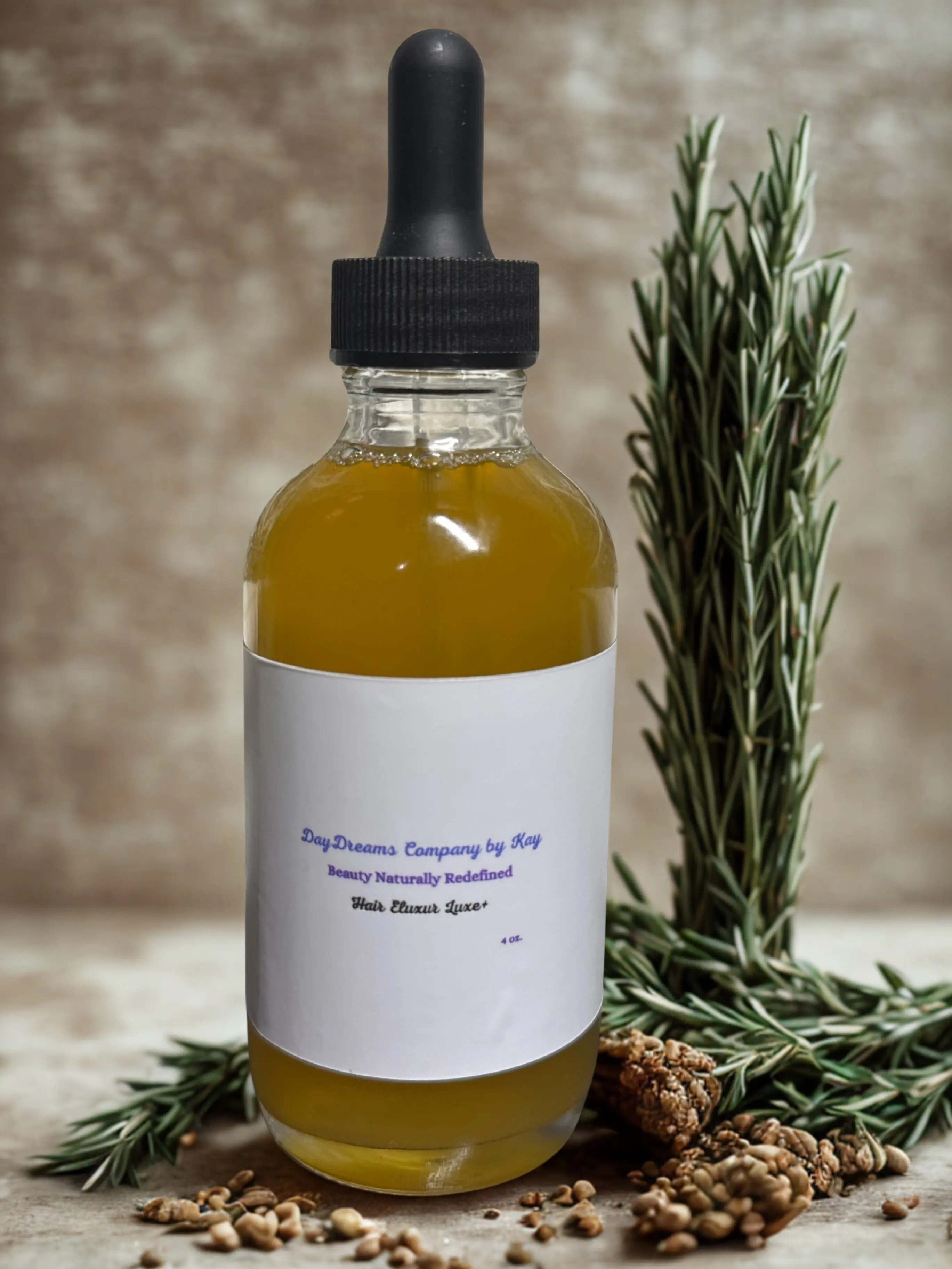 Hair Growth and Repair Oil: Hair Eluxur Luxe+ Herbal soaked hair loss prevention serum