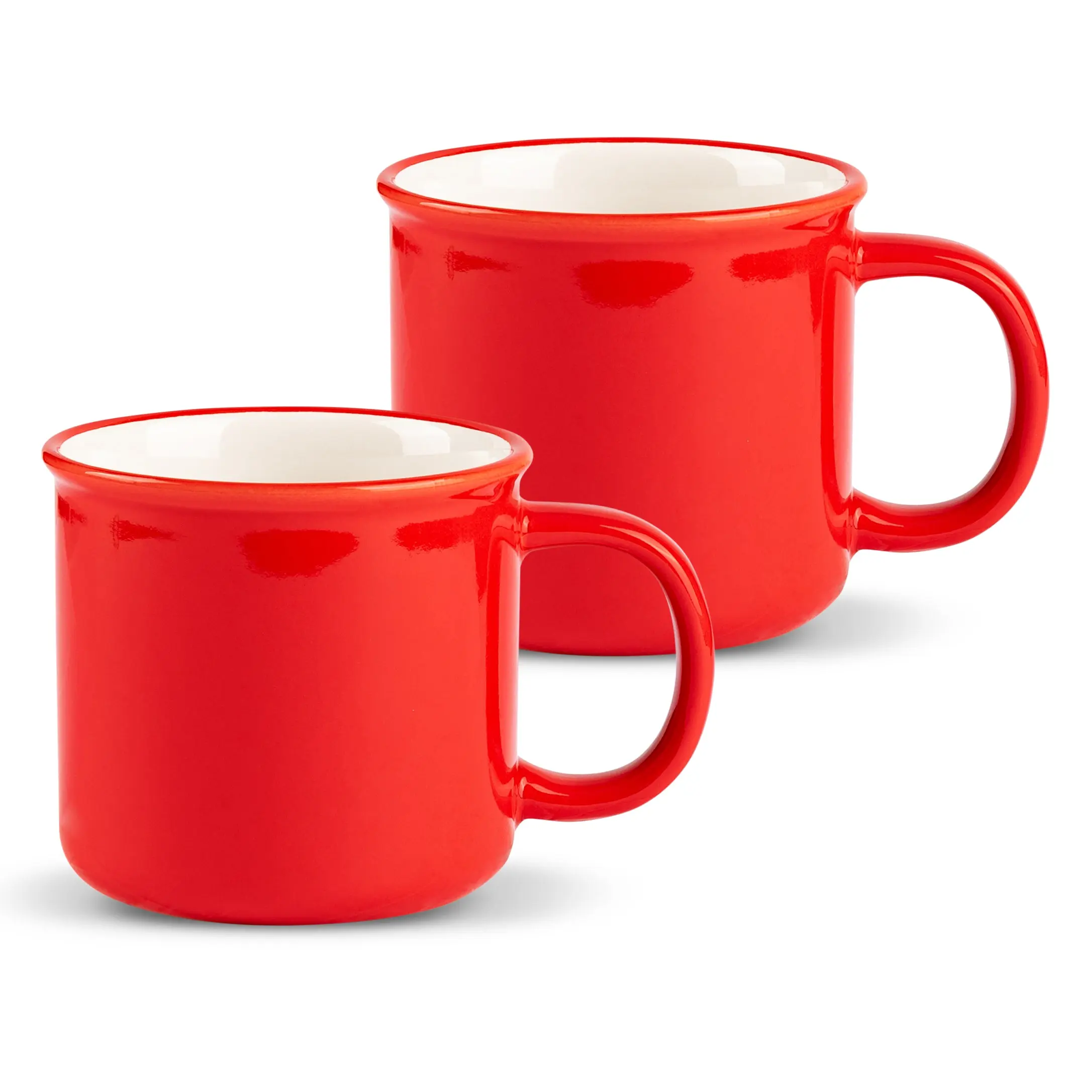 Ceramic Camper Mugs, 14 oz, Set of 2 Ceramic Camper Mugs, 14 oz, Set of 2