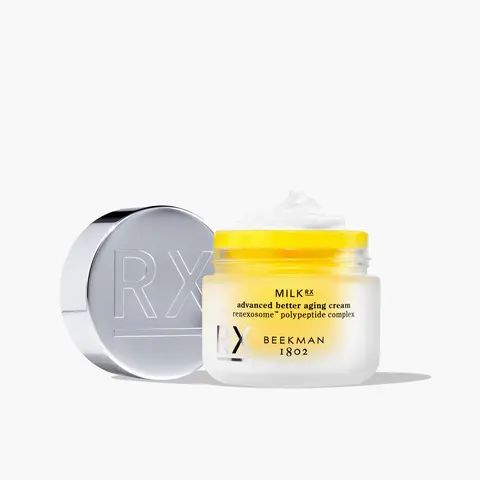 Milk RX Advanced Better Aging Daily Skincare Cream - Retinol Alternative, Hydrating, Moisturizer Collagen Boosting for Sensitive Skin - Beekman 1802