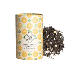 Leung's Cha | Passion Fruit Mango Green Tea | Herbal Tea (2oz / 60g)