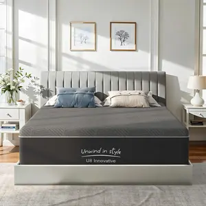 Soges Memory Foam Mattress, 10/12/14 Inch Gel Infused Bed Mattress with CertiPUR-US Certified Foam, Pain Relief & Spine Support, Breathable Knit Cover, Twin/Full/Queen/King Size, Unwind in Style, U8A, For Christmas Gifts