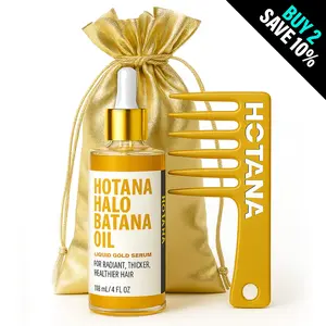 Hotana Halo Batana Oil Liquid Gold Serum Gift Set - New Limited Edition