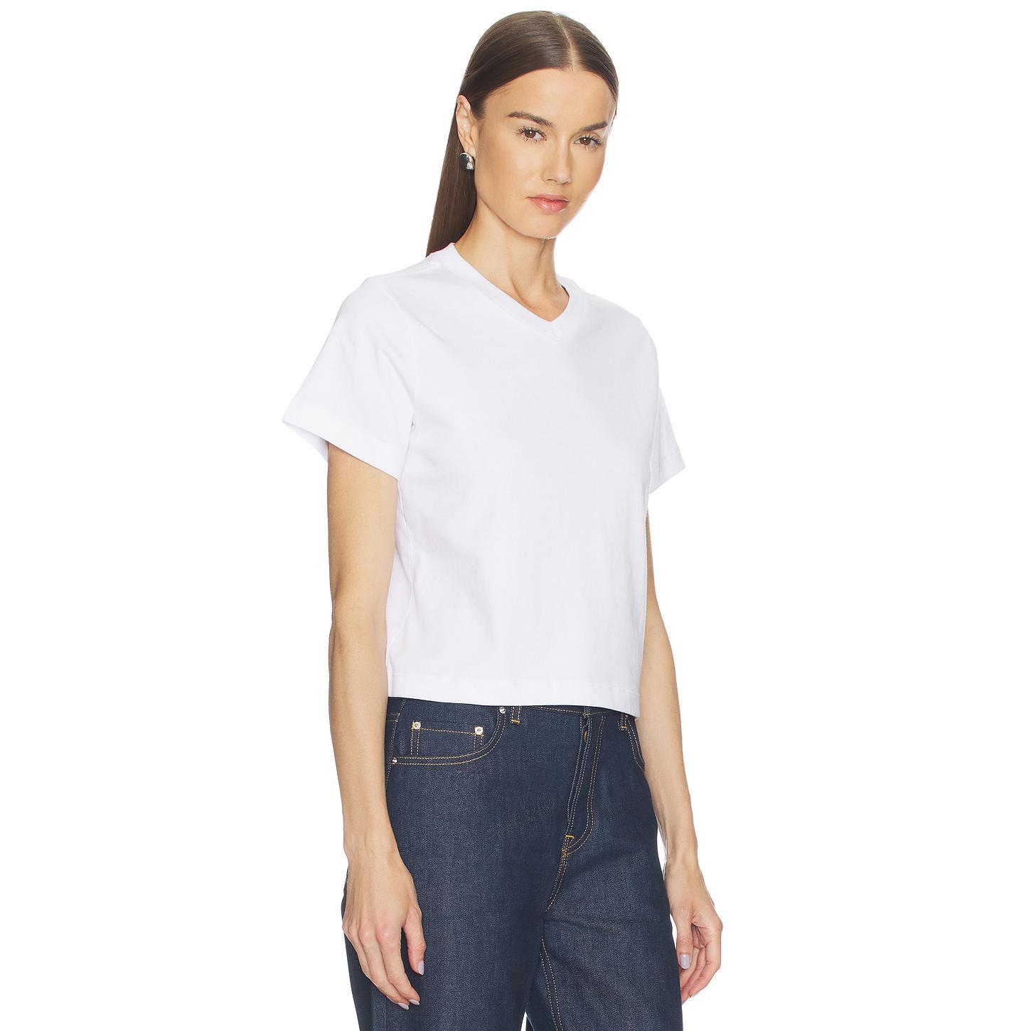 GRLFRND V-neck Boy Tee in Navy