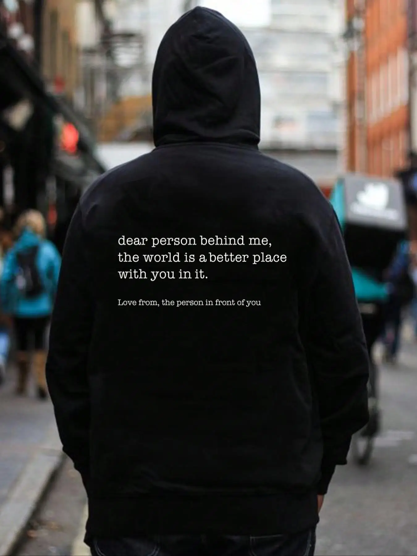 Unisex Men's Letter Print Drawstring Essentials Hoodie, Casual Long Sleeve Hooded Sweatshirt for Men, Going Out Outfit for Men, Please Order One Size