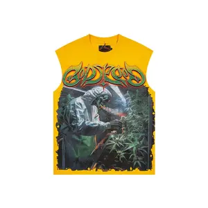 Godspeed 420 Indoor VVS Bone Sleeveless T-Shirt Loose top vest