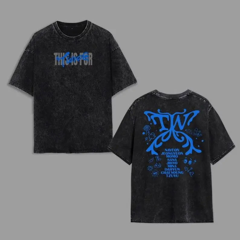 TWICE Strategy Vintage Graphic T-Shirt, K-Pop Album Tee, ONCE Fan Apparel, Concert Gift T081158