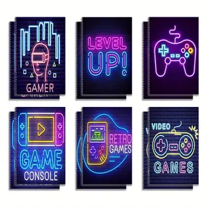 12pcs/set Gaming Mini Notebooks Bulk With Motivational Bulk Gifts For Women Men Teacher Fun School Office Supplies Easy To Carry 3.2x5inch