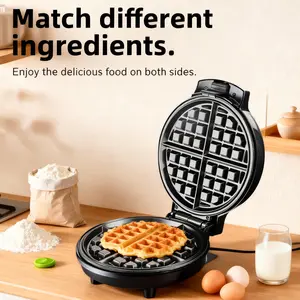 The round waffle maker that sold out instantly, unlocking a home cafe experience!DIY Ins Style Round Waffle, Full of Ceremony