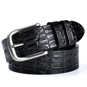 Men's Genuine Leather Crocodile Pattern Belt