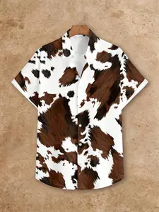 Men's Casual Shirt for Travel and Daily Office Wear, Perfect Gift for Family and Friends, Versatile Clothing for Multiple Occasions