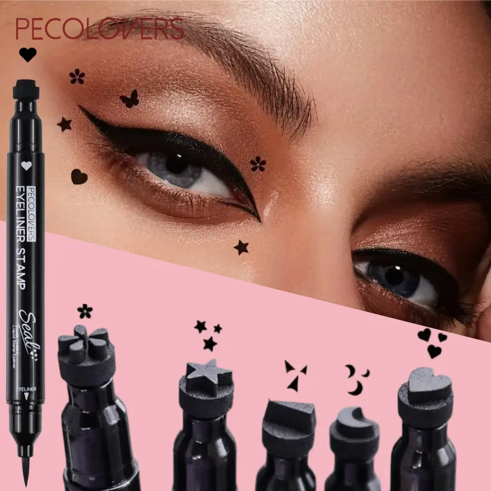 1PC Double-ended Seal Longwear Liquid Eye Liner, Eye Makeup Product, Non-smudged, Easy to Use & Fast Application, Suitable for Christmas and Holiday Party, Quick Makeup Eyeliner