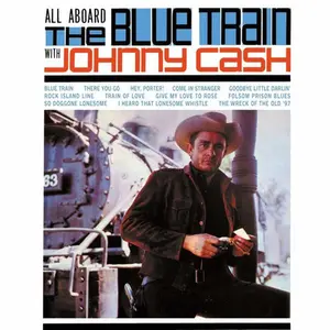 All Aboard The Blue Train With Johnny Cash - Johnny Cash - Record Album, Vinyl LP