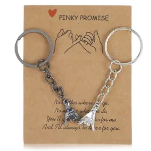 Couple Keychain Set, Matching Lovers' Keychains, Car Key Fob Gift, Boyfriend Girlfriend Present, Best Friend Birthday Gift, Valentine's Day Gift
