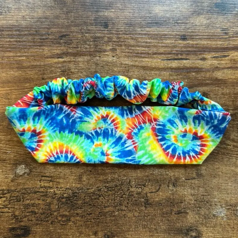 Tie Dye Rainbow Pride Headband