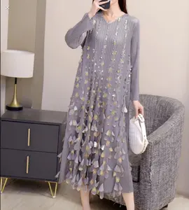 New Elegant and Stylish Miyake Pleated Dress