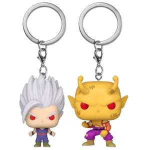 Pop Anime Super Hero Orange P-icolo and Beast Mode G-ohan, 1.5 inches Keycfhain Figure