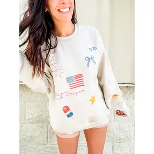 Americana Sticker Trend Graphic Top