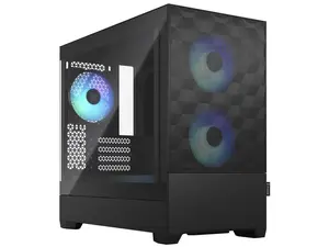 Fractal Design Pop Mini Air RGB Black TG mATX High-Airflow Clear Tempered Glass Window Tower Computer Case