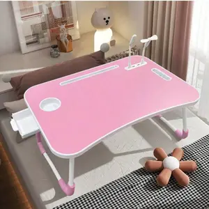 Extra Large Folding Laptop Desk for Bed & Sofa – Portable Desk for Eating, Reading & Working