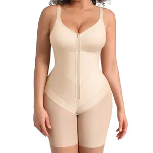 FeelinGirl  #Live1 FeelVibe New Fajas Colombianas, Women Full Body Shapewear, Zipper Front Butt Lifter Slim Body Shaper, Mother’s Day Daily Wear