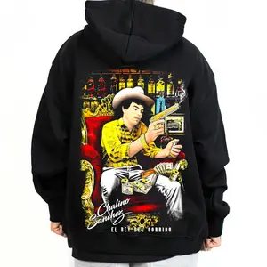 Chalino Sanchez Design Unisex Hoodie T-Shirt Sweatshirts Basic Fabric Fit Street Style Chicano Style, Mexican Clothings Outfit Outdoor Wear