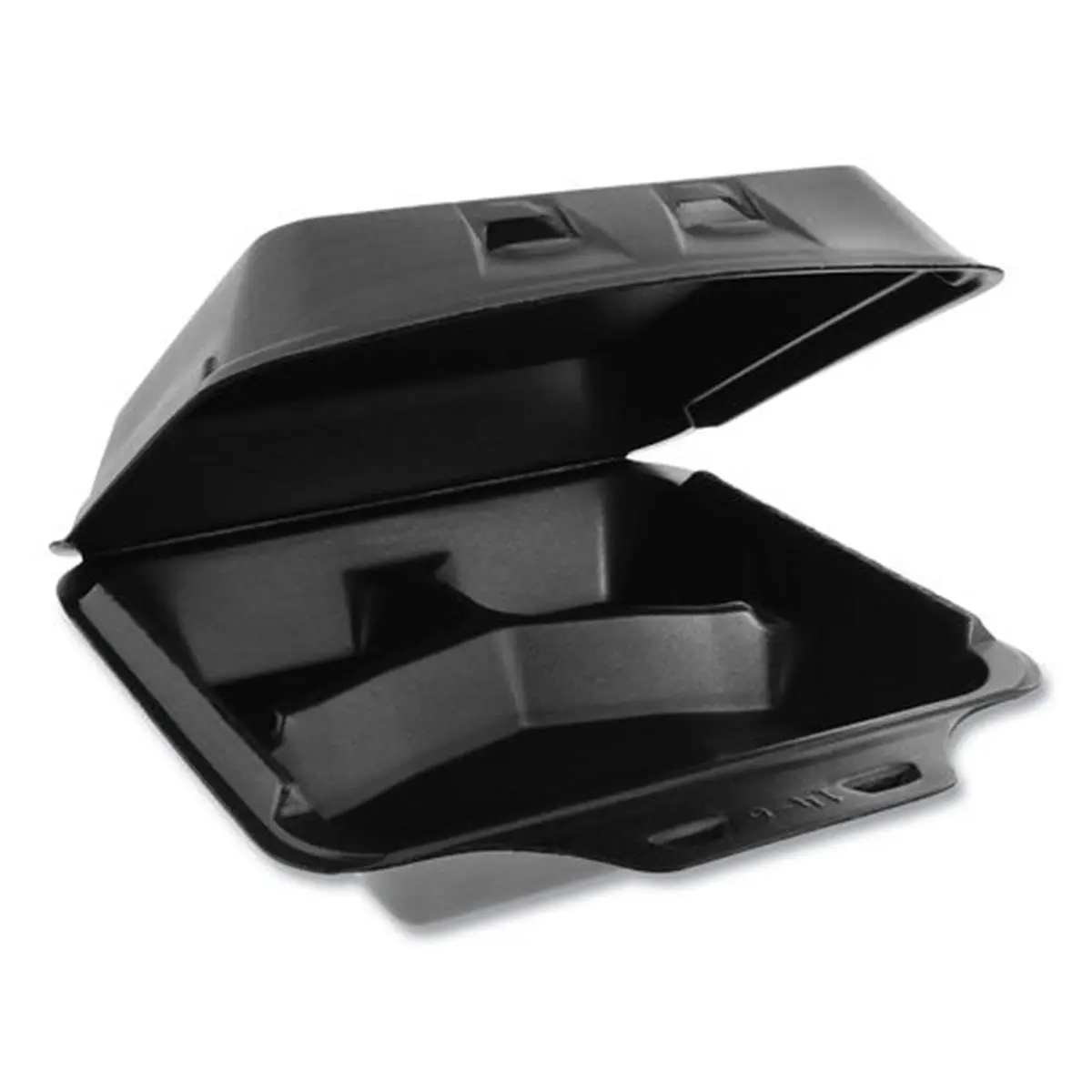 212 MAIN Durable Thermal Lunch Box - Large Insulated 3-Compartment Kitchen Tableware Container with Hinged Lid, PS Foam Temperature-Retaining Design, Durable Lunch Box