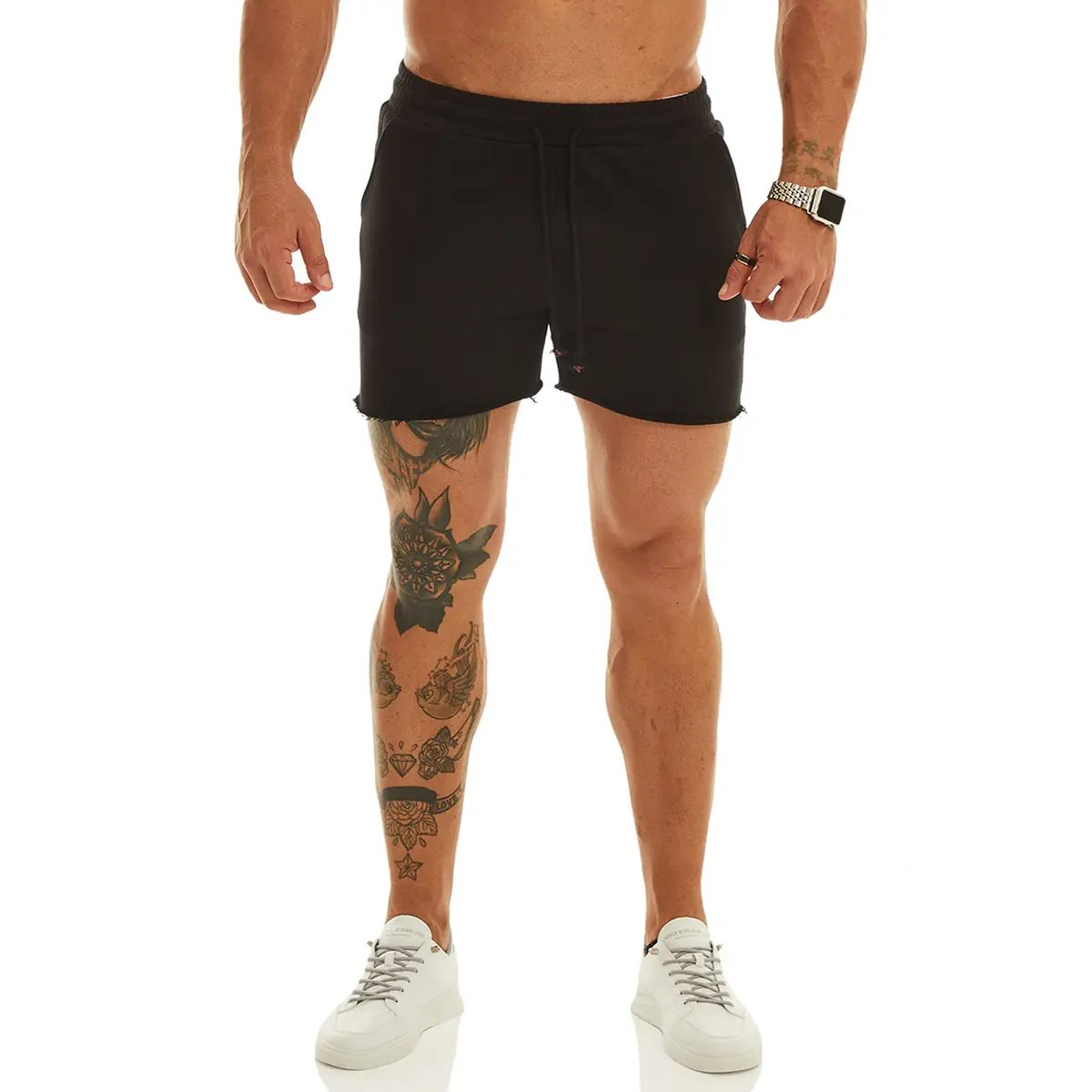 Ouber Men's Workout Squatting Shorts Slim Fit Gym Weightlifting Bodybuilding