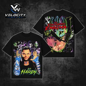 [Wear] Jeff Hardy Premium Cotton T-Shirt, Charismatic Enigma Vintage Graphic Tee, Extreme Wrestling Legend Fan Shirt, High-Flying Icon Streetwear Tee, Wrestling Fans Gift, Gift for Boyfriend.
