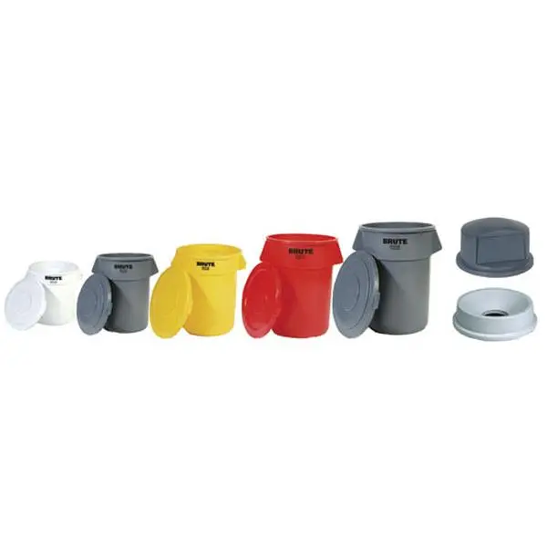 Rubbermaid Commercial Products RCP 2632 BLU Brute Canister, 32 Gal Blue Home Storage Container for Organizing Supplies